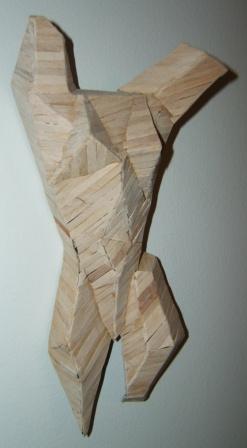 Wooden framed torso 2005