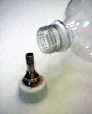 bottle and cap with valve